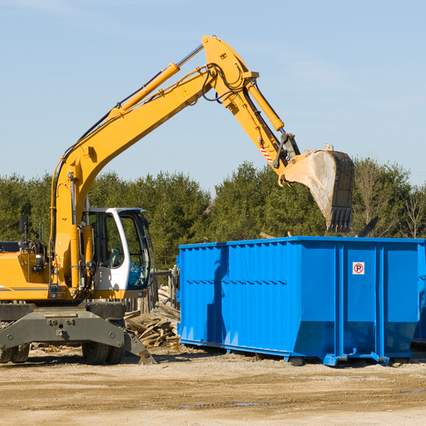 what size residential dumpster rentals are available in Newburg